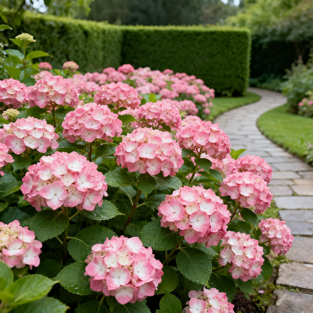 Generic Hydrangea seeds pink packet for garden-ready blooms