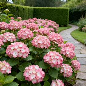 Generic Hydrangea seeds pink packet for garden-ready blooms