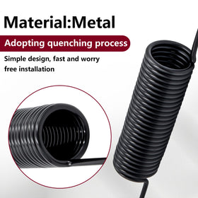 Generic idler spring shows 3-1/4 inch length and 3/8 inch diameter for precise fit