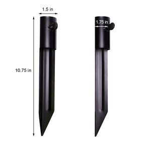 Generic inground umbrella holder supports freestanding umbrellas for shade and comfort.