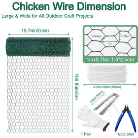 Generic installation kit with gloves and pliers for easy setup.