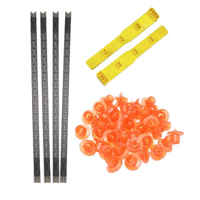 Generic JZBZ cell bar frame provides sturdy support for queen rearing.