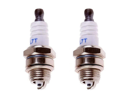 Generic L7T spark plug pack shot showing two plugs for universal fit and convenience.