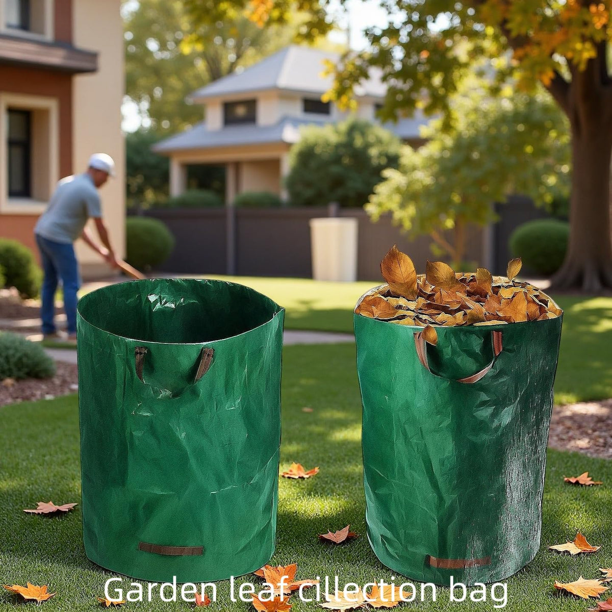 Generic large-capacity bag, 39 inches tall, for ample debris collection.
