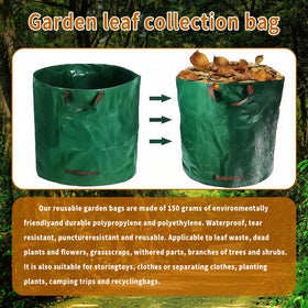 Generic versatile bag for lawn debris during seasonal cleanup.