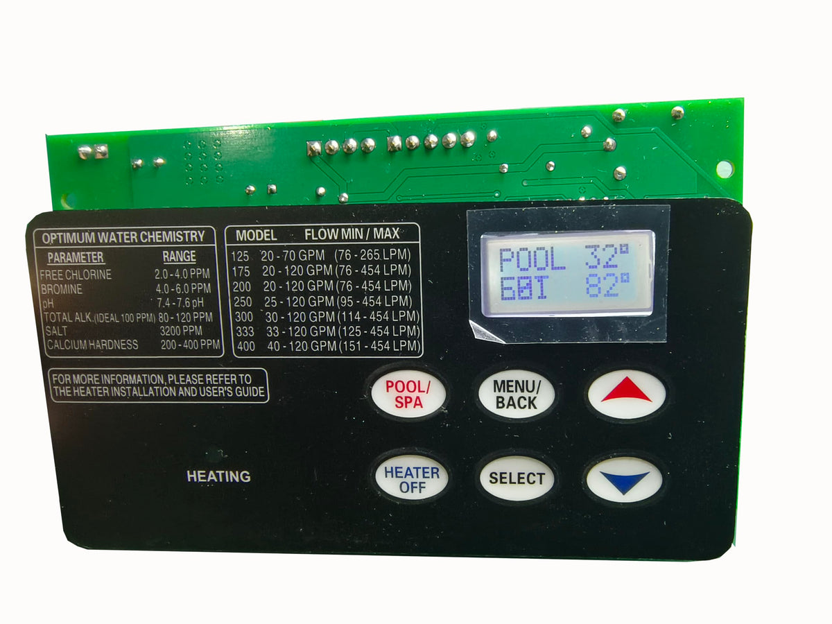 Generic MasterTemp-series compatible board ensuring reliable pool heater control.