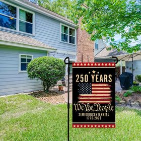 Generic Memorial Day and July 4th flag for outdoor porch decor