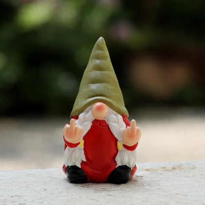 Generic middle-finger-female-gnome-3-5in adds cheeky garden humor.