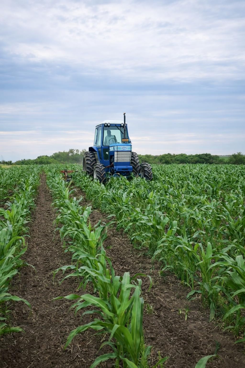 Generic Minnesota 13 corn in field rows shows field readiness.