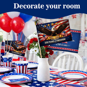 Generic multi-use flags suitable for parties, classrooms, and displays.