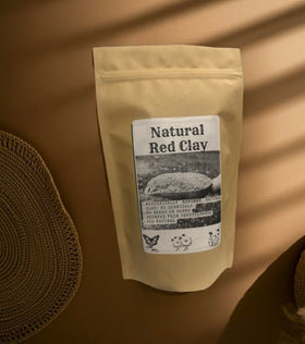 Generic Natural Red Clay Powder stored in kraft bag maintains freshness