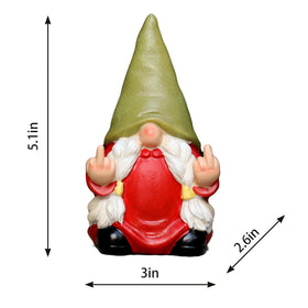 Generic Naughty Gnome face detail highlighting retro color and playful mischief.