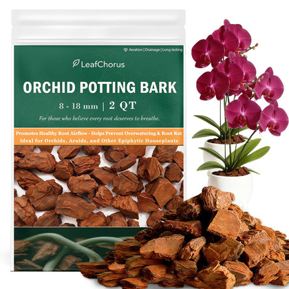 Generic orchid potting bark 8-18mm for airy root zones and fast drainage.
