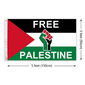 Generic flag with double-stitched edges ensures long-lasting indoor decoration.