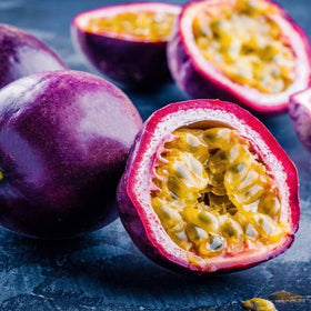 Generic passion fruit seeds in sunny garden for thriving vines.