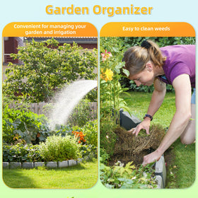 Generic pathway edging system helps separate lawn from walkways for neat outdoor spaces.
