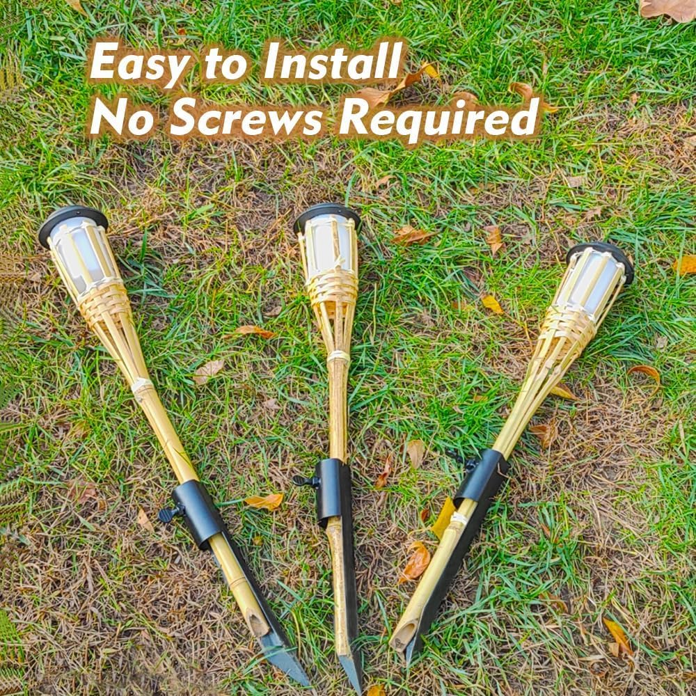 Generic lawn stake set helps create decorative lighting lines along paths and patios.