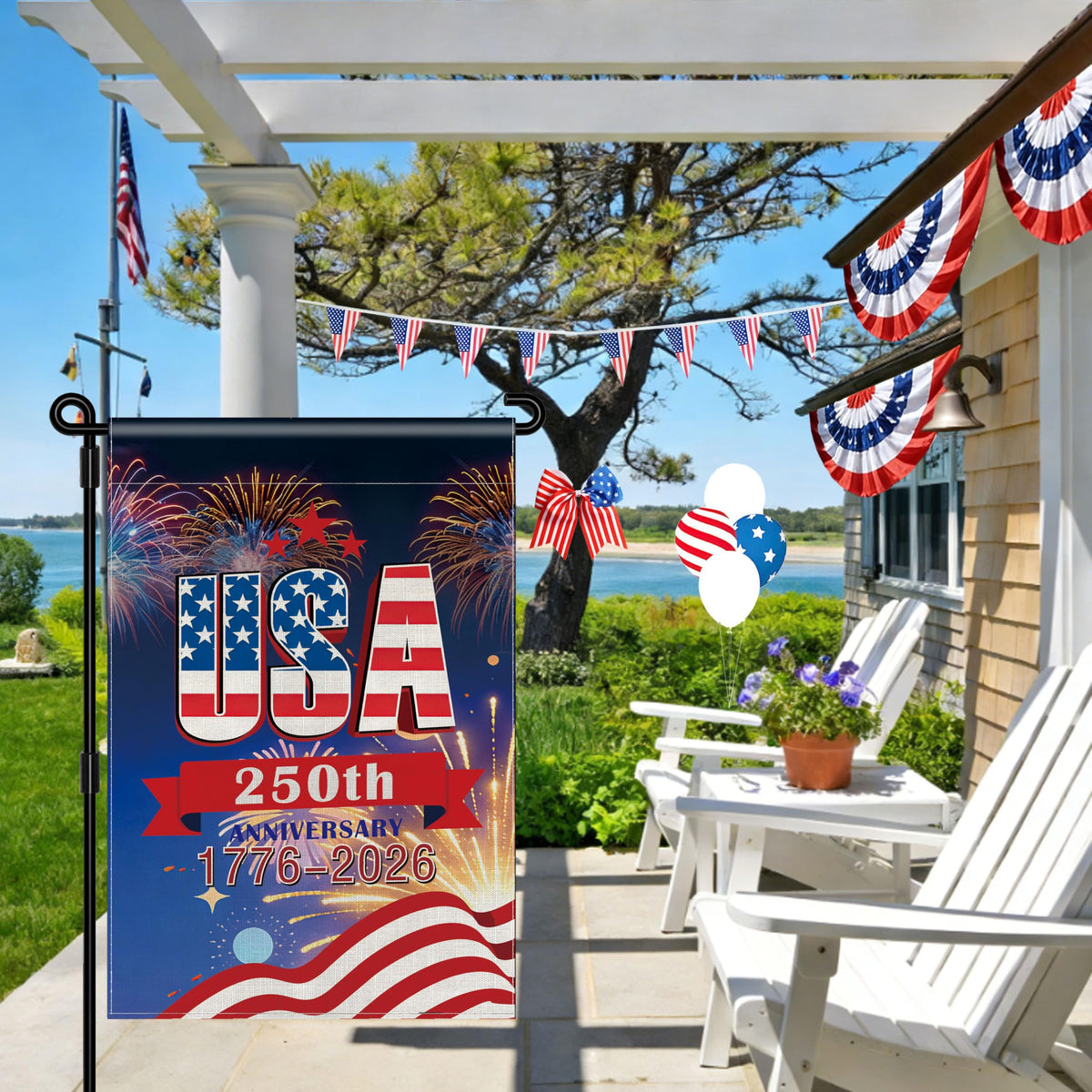 Generic Patriotic Flag, outdoor decor for daily celebration