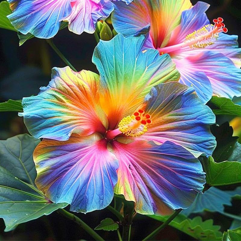 Generic hibiscus seeds ready for outdoor sowing in full sun
