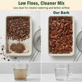 Generic pine bark chips 8-18mm support healthy aeration in pots.