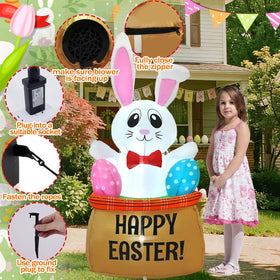 Generic polyester waterproof Easter inflatable designed for long-lasting outdoor use.