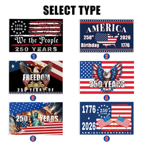 Generic portable packaging keeps flags organized for storage and travel
