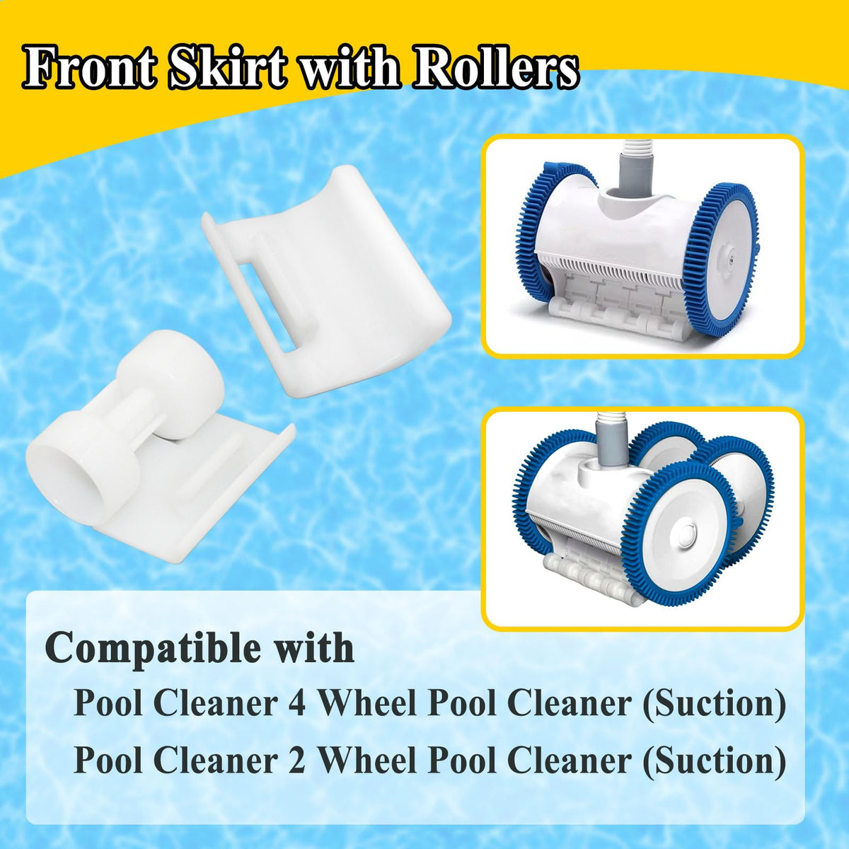Generic pressure-suction cleaner accessory boosts underwater durability