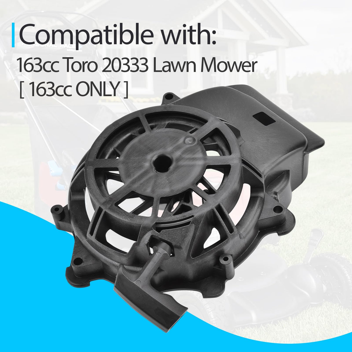 Generic pull-start installation kit for Toro 20333 shows easy setup.