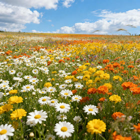 Generic pyrethrum seeds enable expansive mass planting with 2000 seeds.