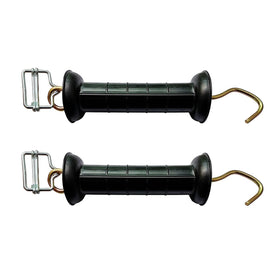 Generic Q'mark 2-pack gate handle with buckle for secure polytape connections