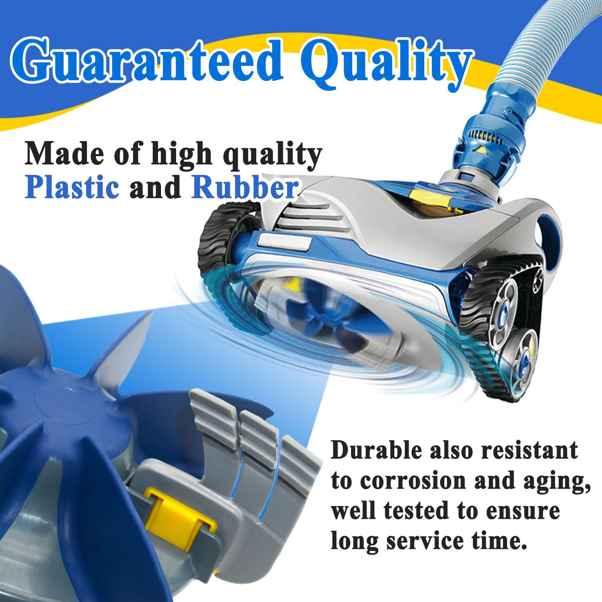 Two-piece replacement kit ready for easy installation