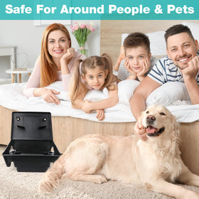 Generic durable outdoor bait station resists rain and sun