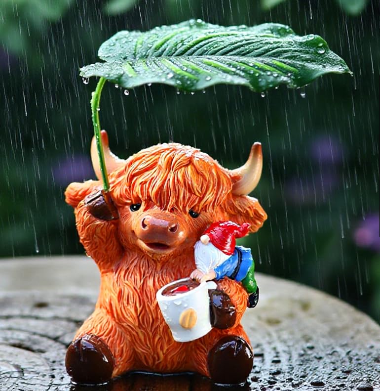Generic red hat blue outfit gnome brings colorful indoor outdoor charm.