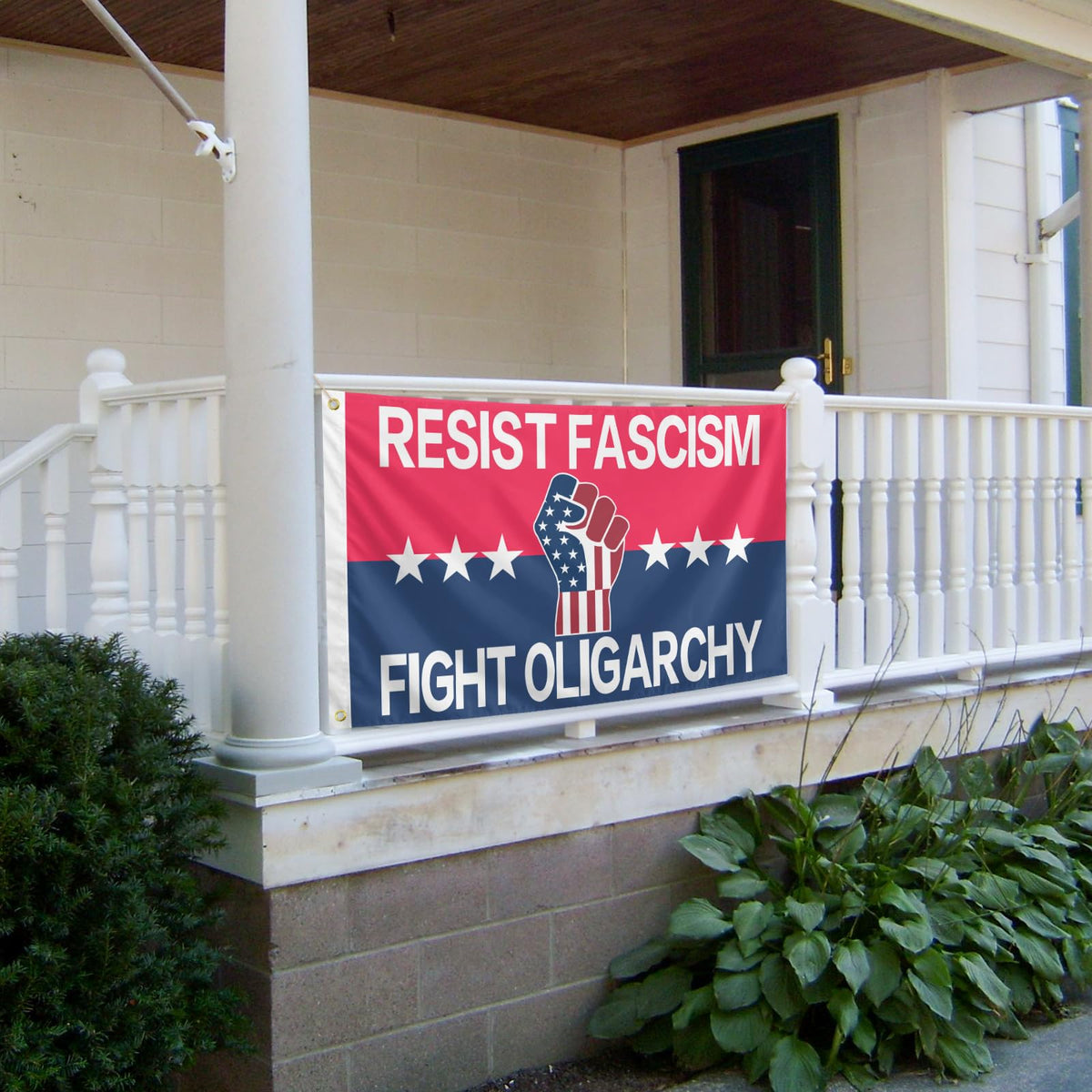 Generic Resist Fascism flag as a gift idea for friends and family