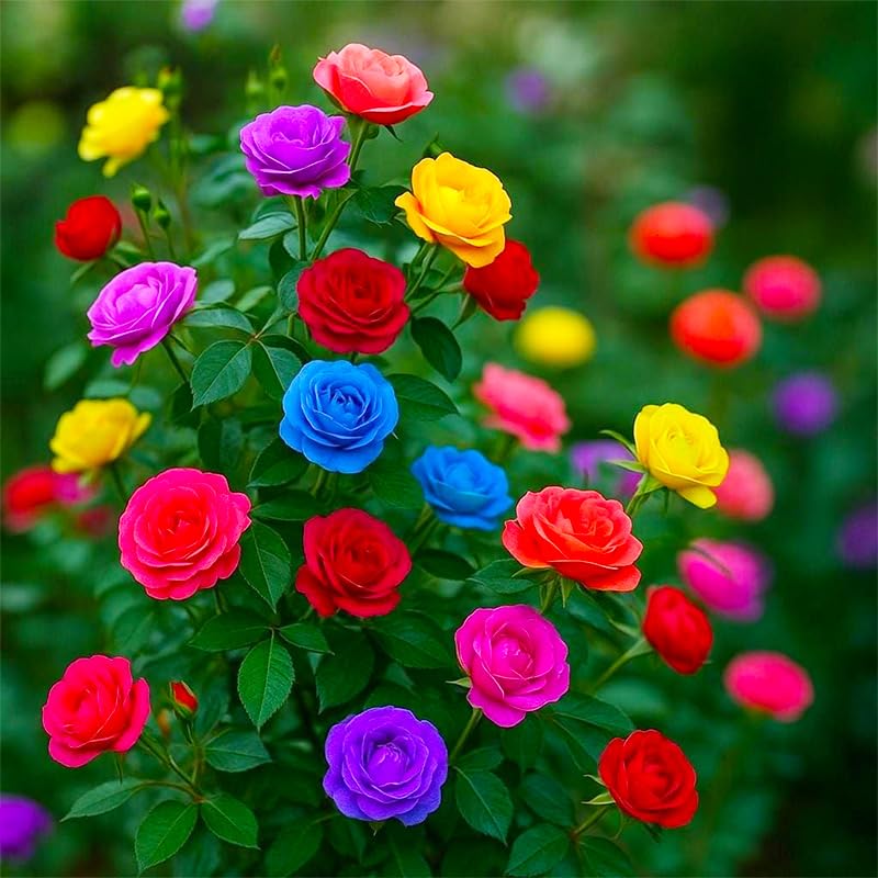 Generic rose seeds mix helps attract pollinators, bringing bees and butterflies to outdoor spaces.