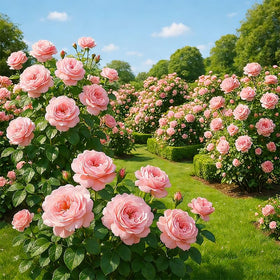 Generic rose seeds garden-border-planting for defined edges