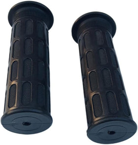 Generic rubber handlebar grips fit 32mm handles for wheelbarrows.