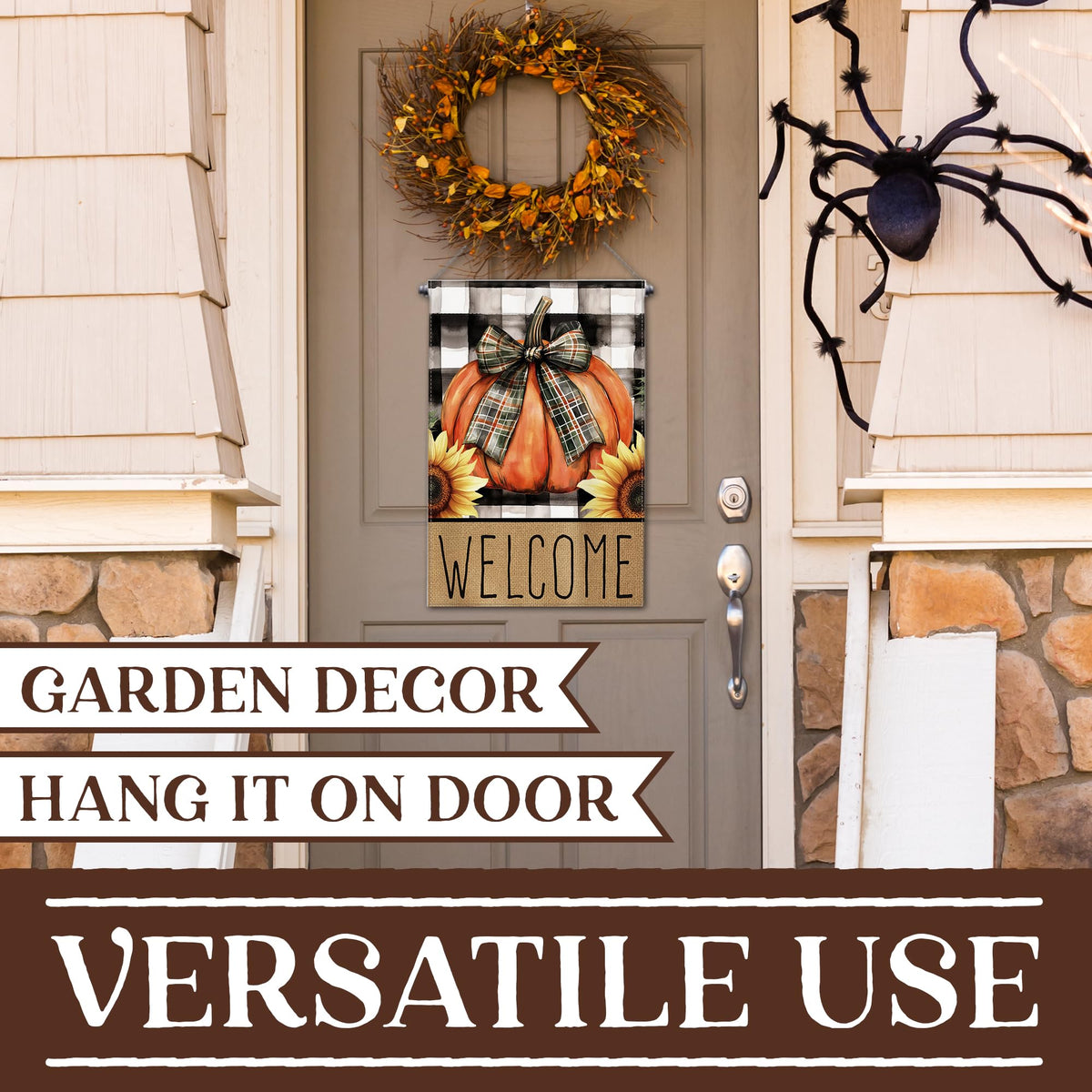Generic Seasonal Flags vibrant, year-round designs brighten gardens and patios.