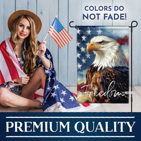Generic Seasonal Flags weather-resistant polyester withstands rain and sun outdoors.