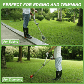 Generic 17.7 inch extension provides extended reach for lawn care tasks.