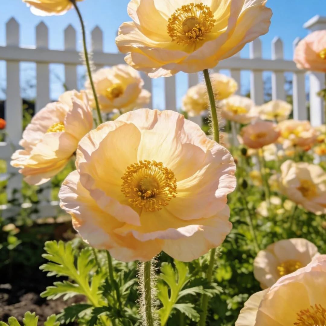 Generic Shirley poppy seeds suit meadows and slopes for naturalized color displays.
