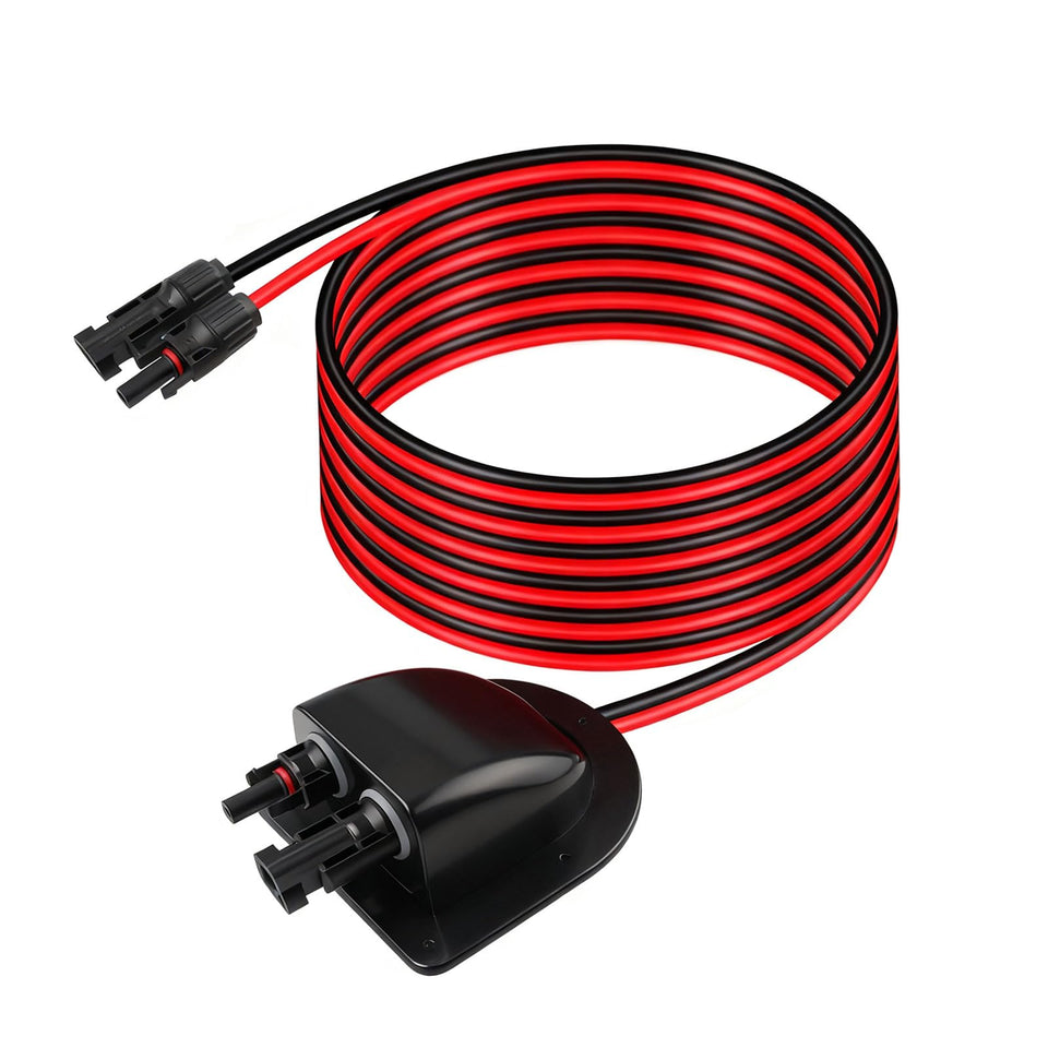 Generic Solar Cable Entry Gland with 3ft 10AWG cable ready to install