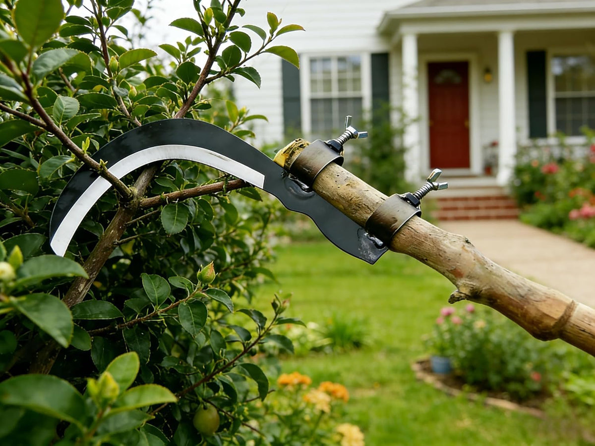 Generic Steel Sickle ergonomic grip for comfortable handheld gardening.