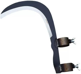 Generic Steel Sickle manganese blade efficiently cutting grass and weeds.
