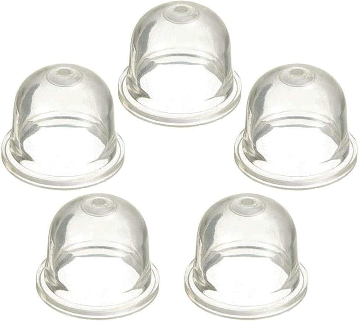 Generic Stihl primer bulb 5-pack, front view, ready for quick maintenance.