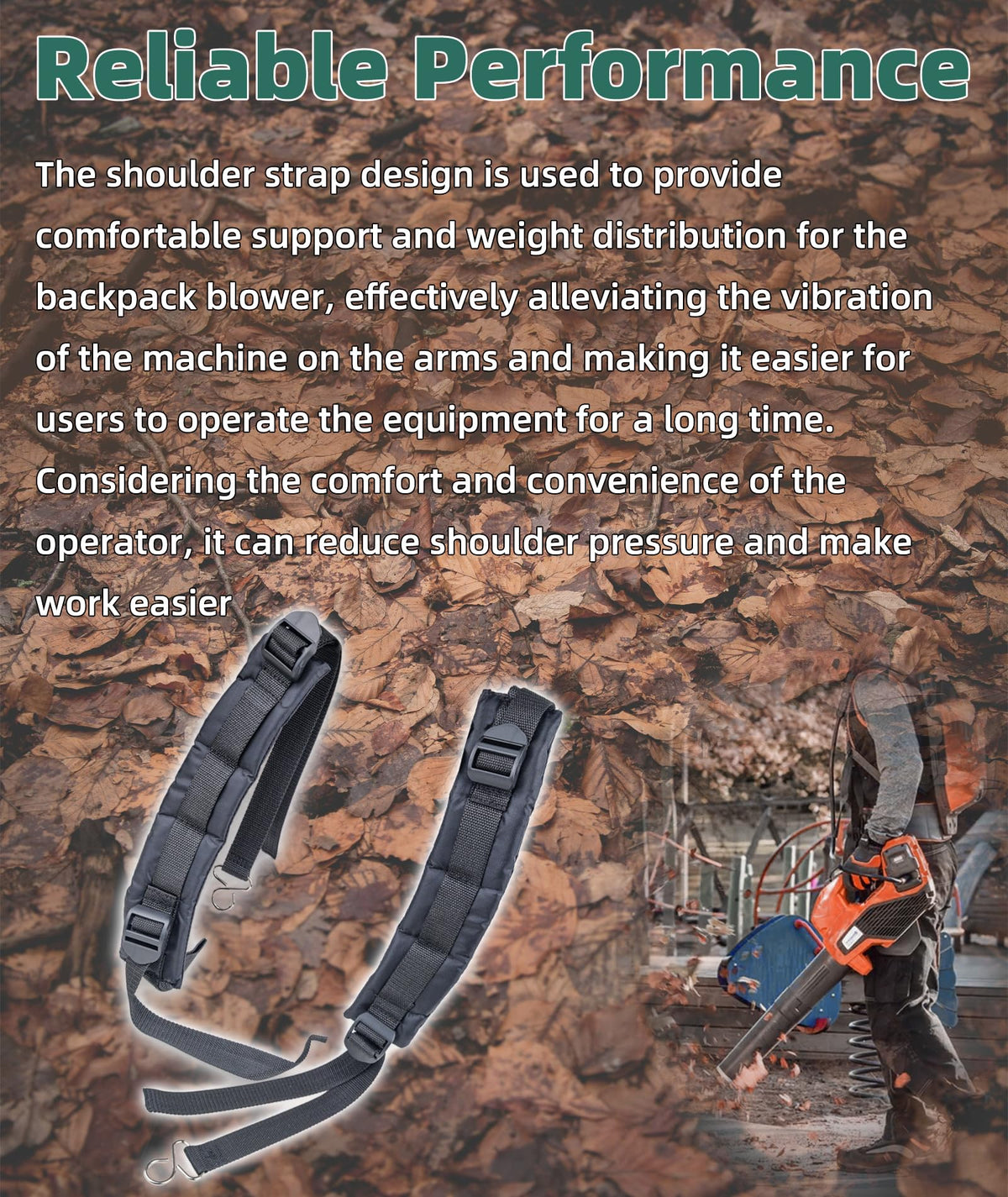 Generic packaging image of the shoulder strap harness for Husqvarna models