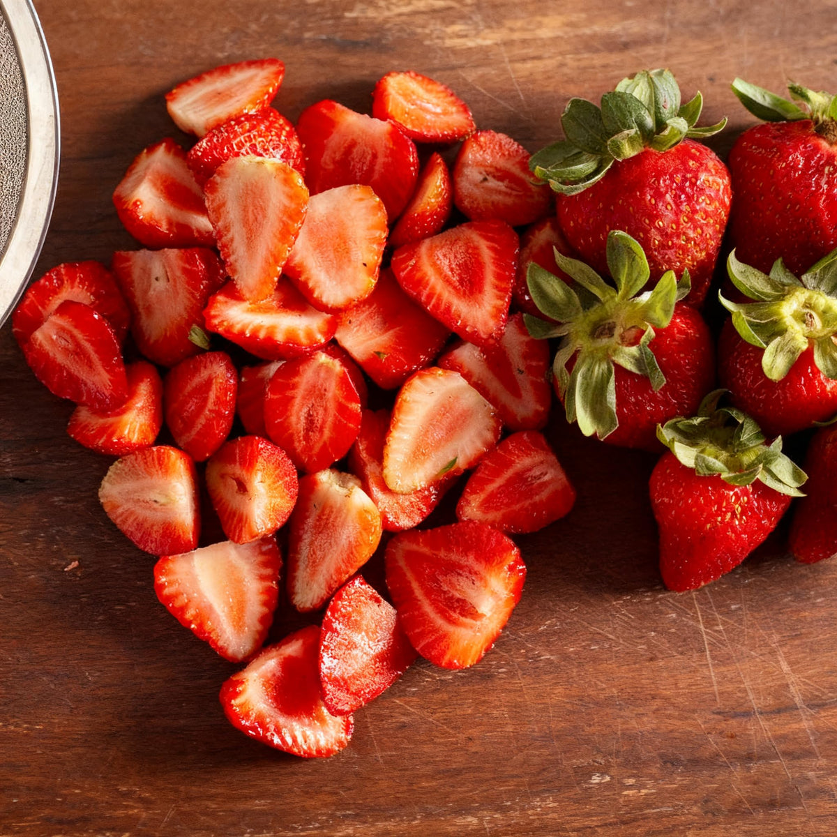 Generic strawberry plants with ripe berries ready for picking.