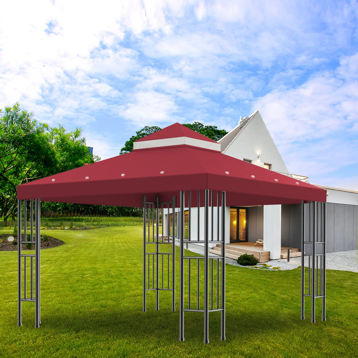 Generic Sumfaller easy-installation visual indicating fast canopy replacement