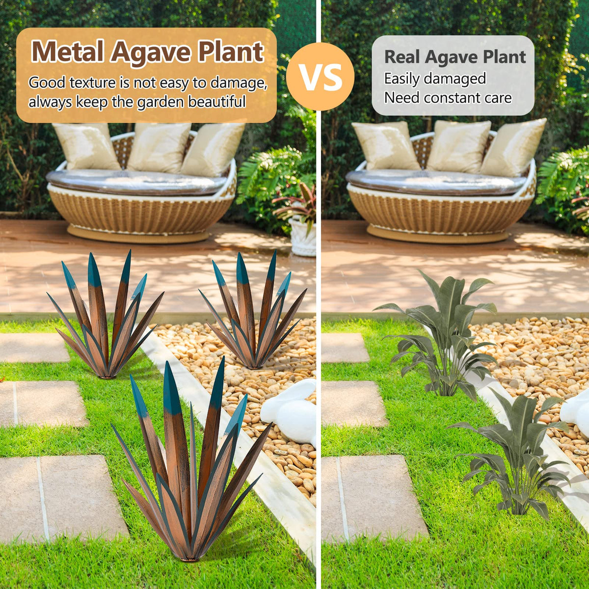 Generic Tequila Rustic Sculpture garden yard art enhances curb appeal.