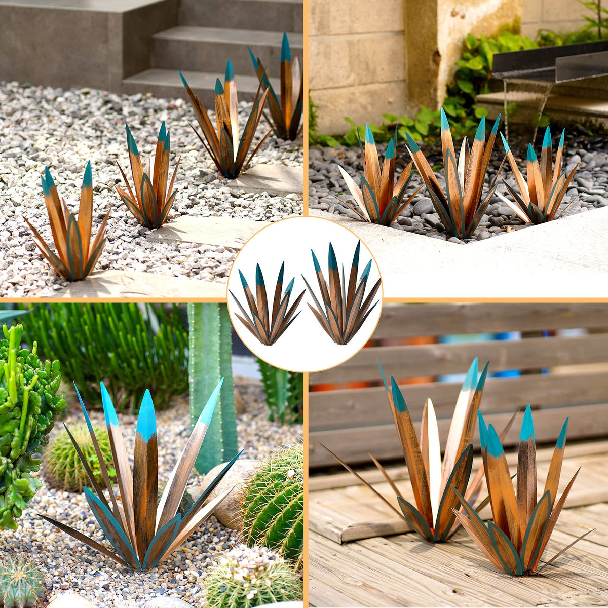 Generic Tequila Rustic Sculpture indoor outdoor decor fits porches patios and lawns.